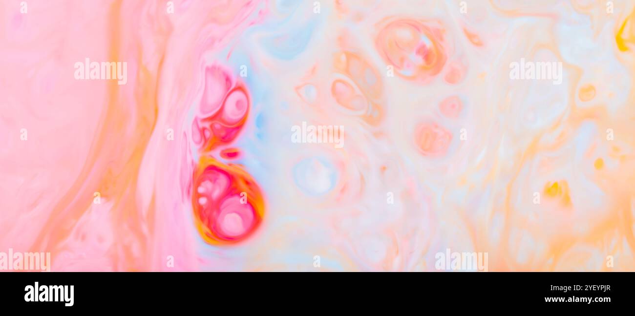 Vibrant pink fluid art hi-res stock photography and images - Alamy