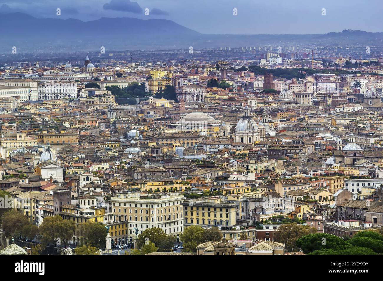 Is Rome In Europe View of Rome from the Dome of St. Peter's Basilica, Italy, Europe Stock ...