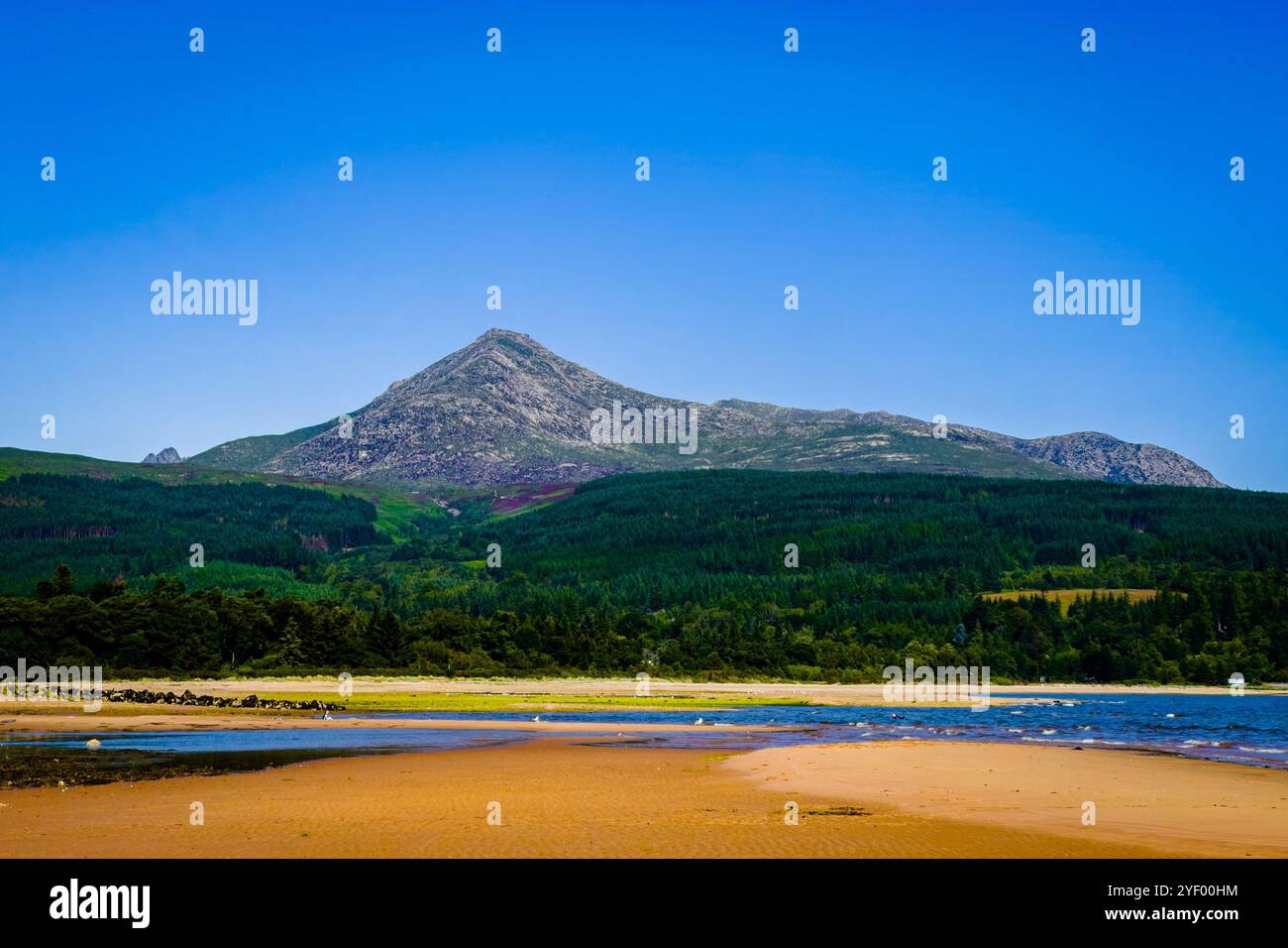 Brodick Bay on the Isle of Arran, Scotland. - Smartphone Captured Stock Image
