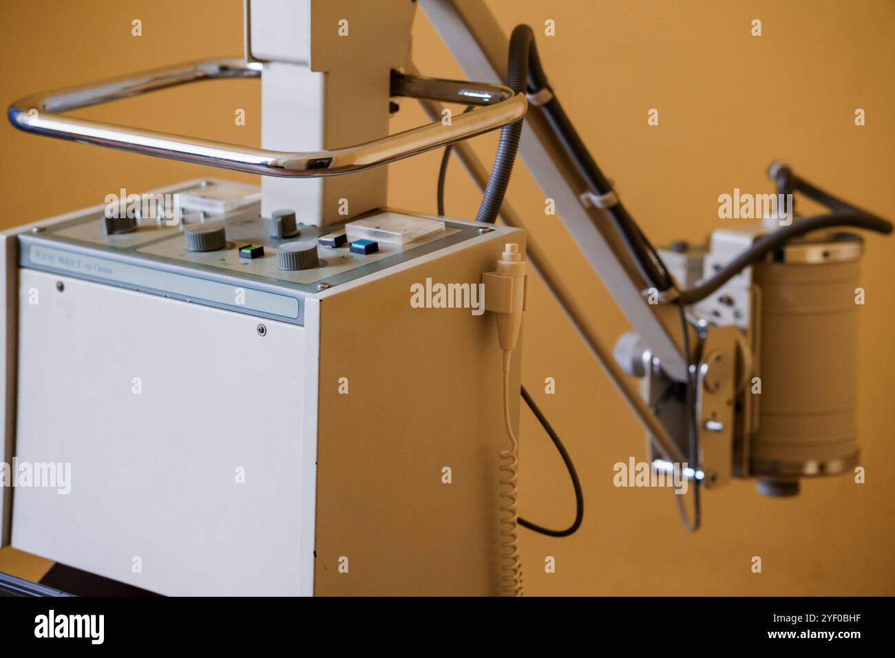 Medical Imaging Equipment with Modern Design and Controls. Stock Photo