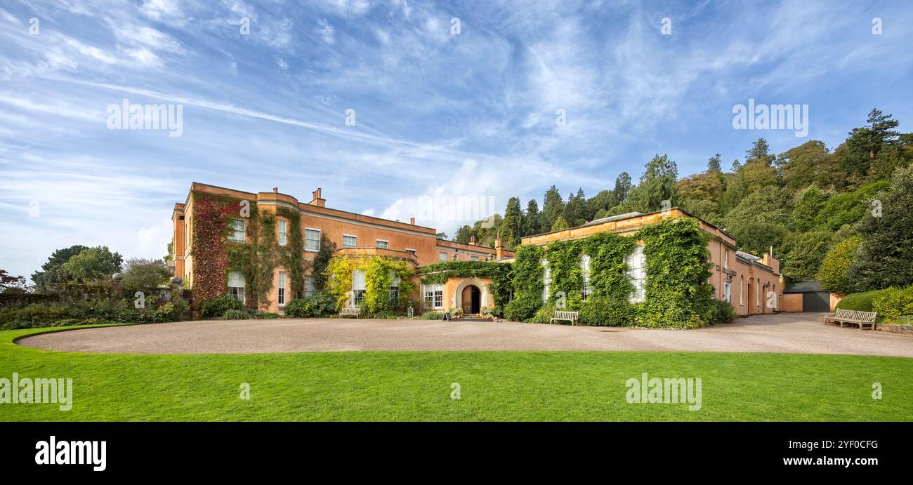 Killerton House with autumnal trees  near Exeter, Devon, UK on 20 October 2024 Stock Photo