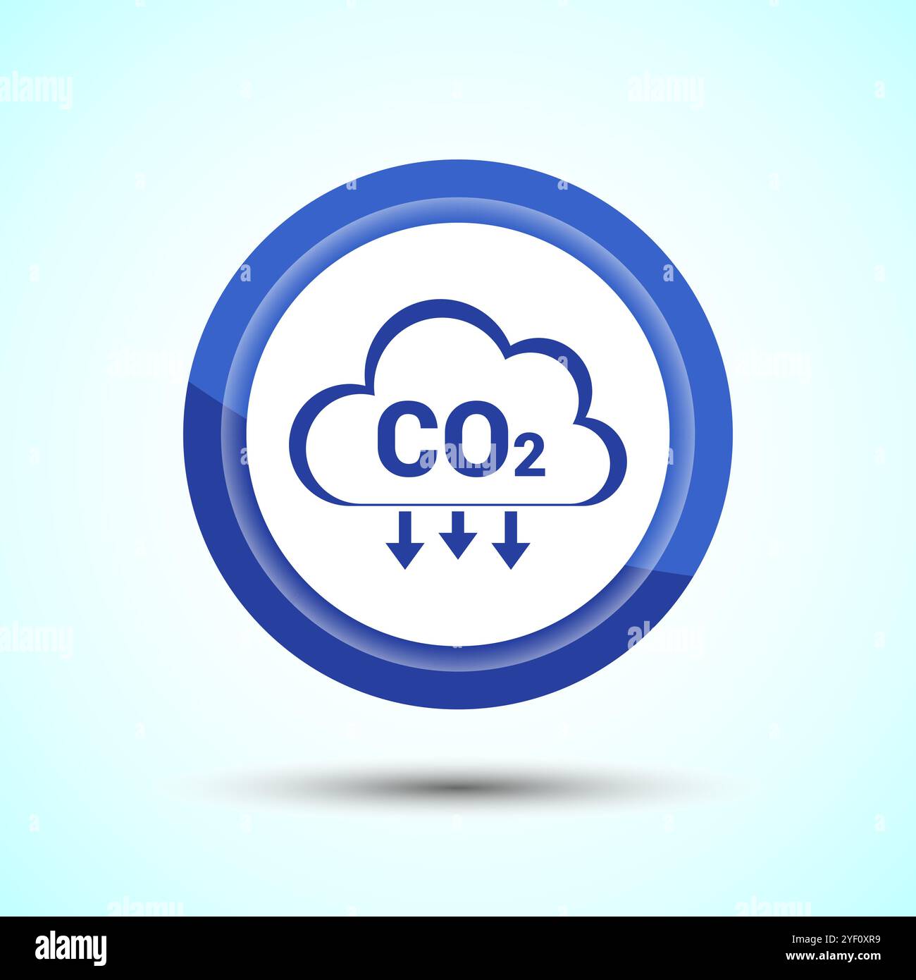 Carbon neutral blue round hi-res stock photography and images - Alamy