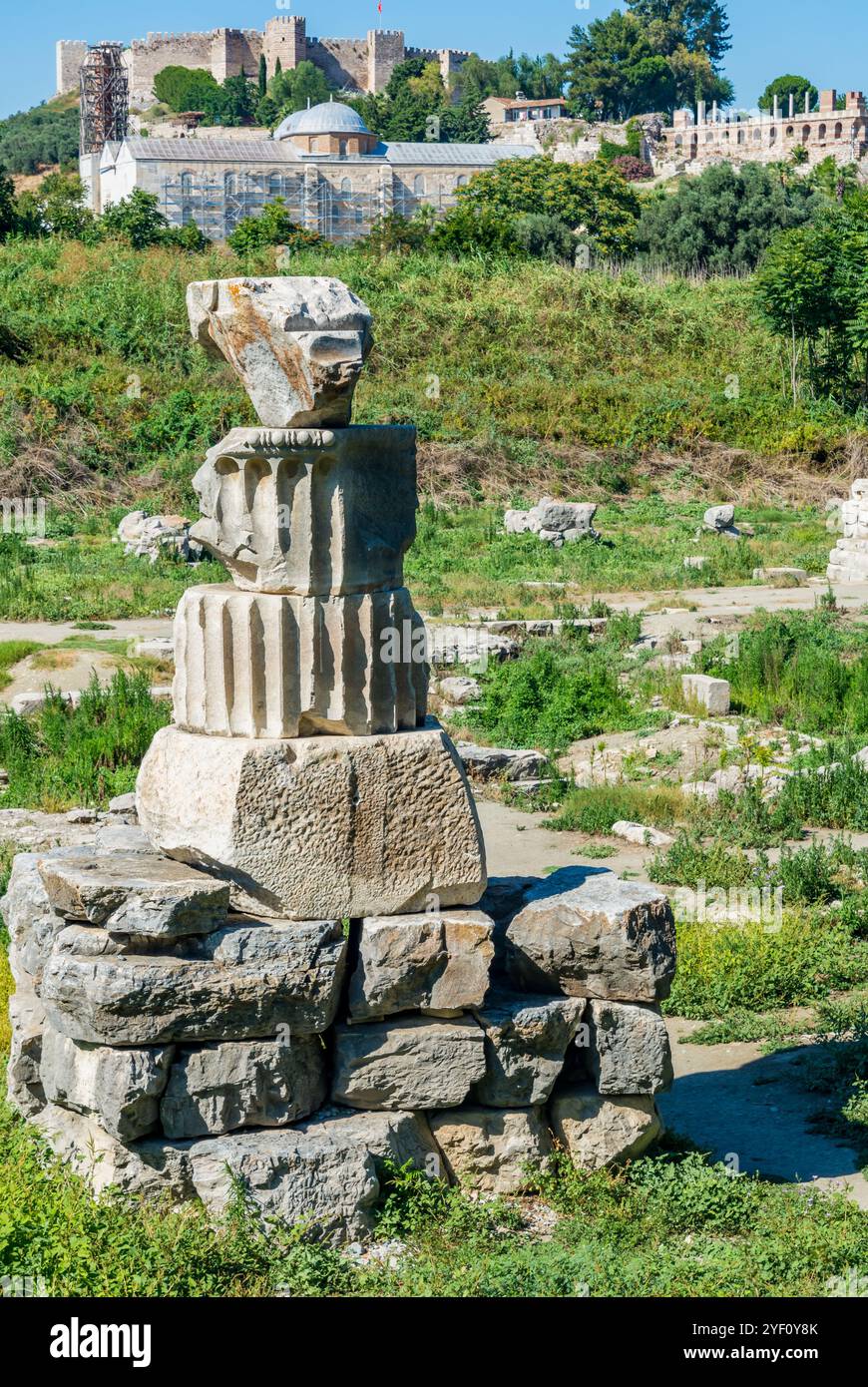 Ancient Wonder of the World Temple of Artemis Ruins in the Ancient