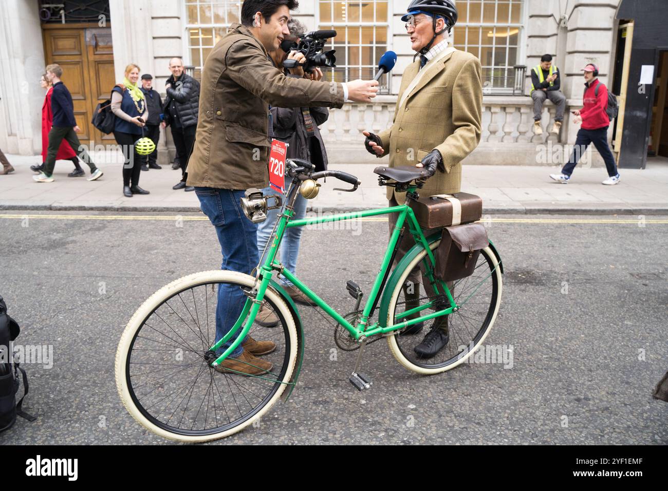 Central London, UK. 2nd November 2024. The wonderful pioneering vehicles on display today at the inaugural of St James’s Motoring Spectacle, showcasing many the Veteran Car Run stars, everything from the earliest vintage motor cars and motorcycles to the latest hypercars in central London England UK  Credit: Xiu Bao/Alamy Live News Stock Photo