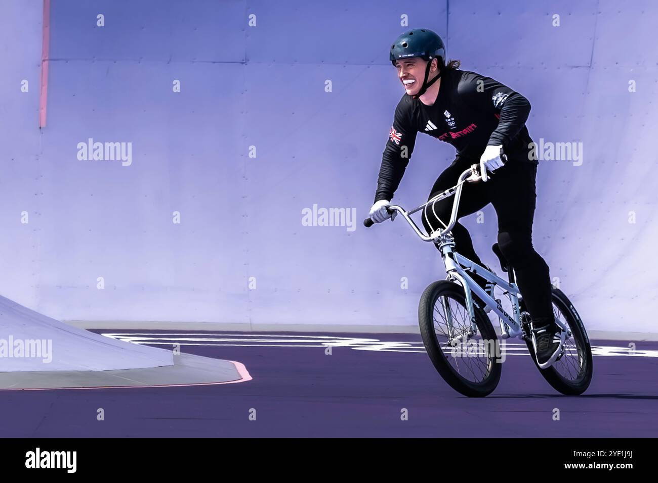 Kieran Reilly (GBR) wins the gold medal in the Cycling BMX Freestyle ...