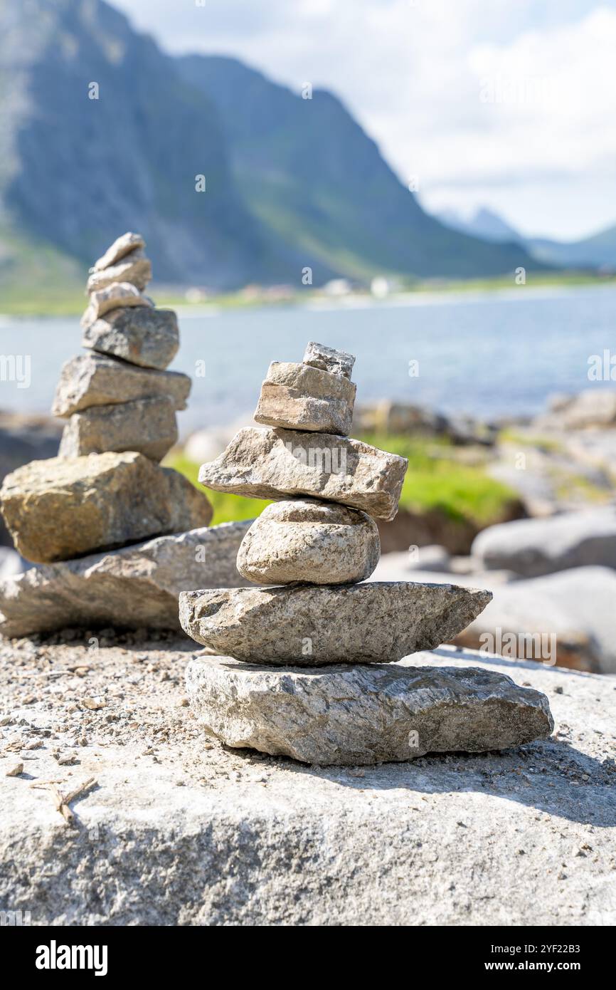 Stacking stones norway hi-res stock photography and images - Alamy