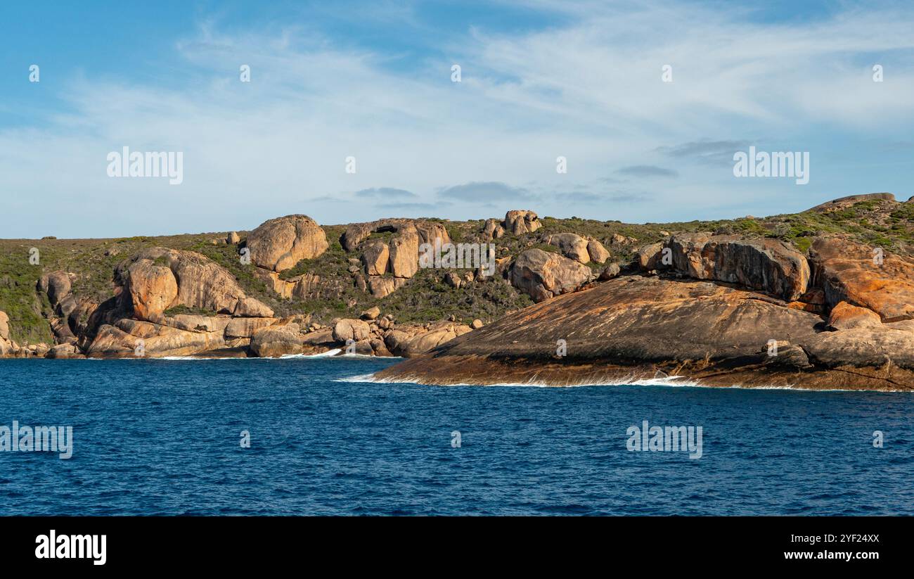 Rocky Coastline in Cape Le Grand NP, Western Australia, Australia Stock Photo
