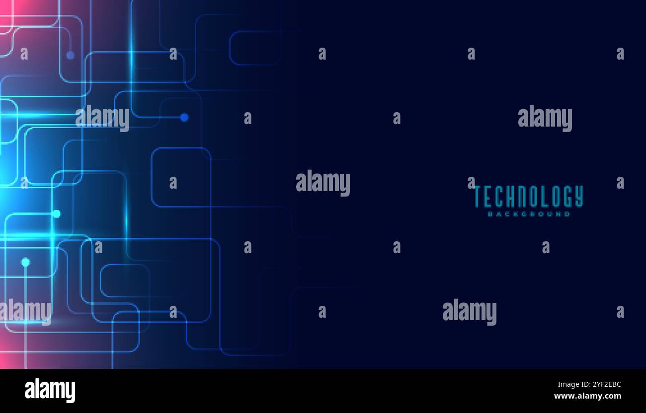 technology circuit lines digital background design Stock Vector Image ...