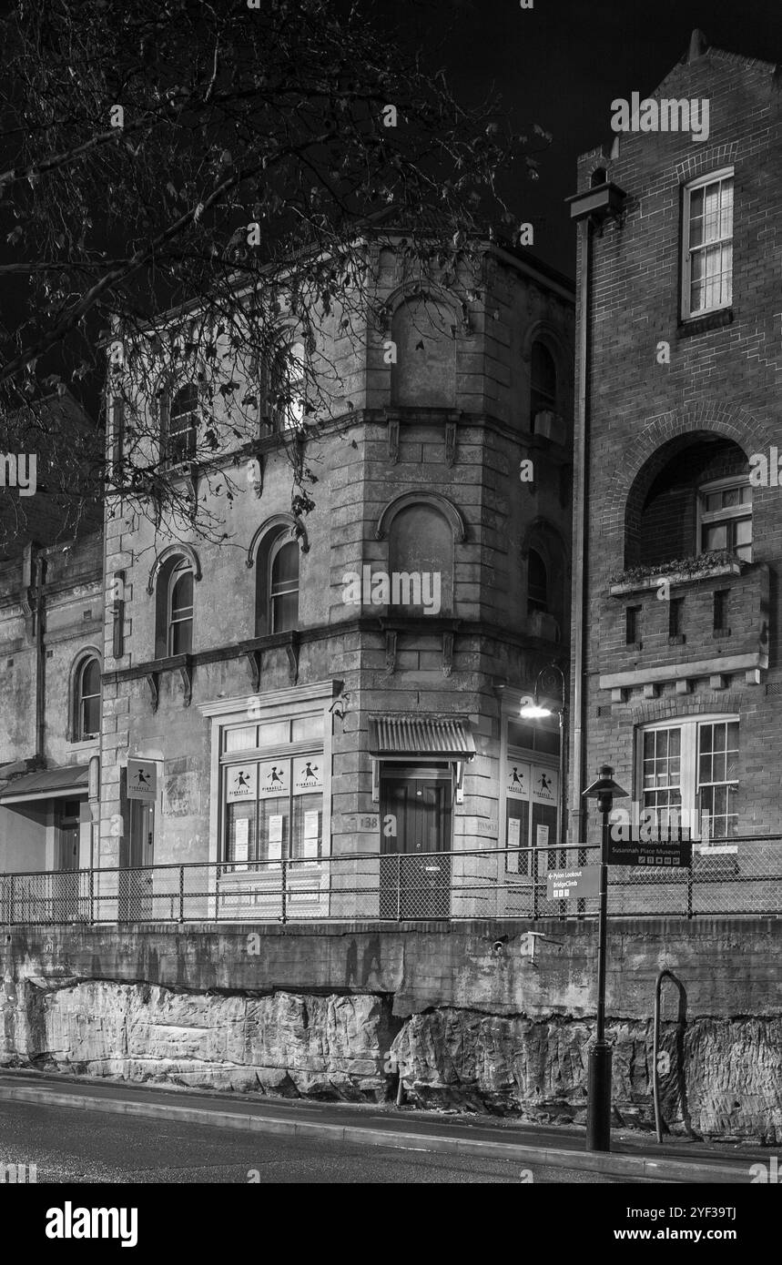 The Sydney suburb of The Rocks, settled at colonization in 1788 ...