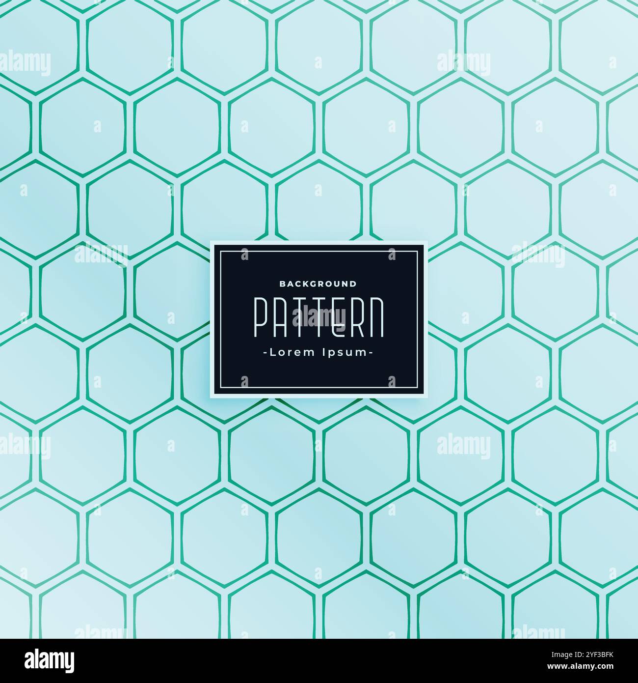 hexagonal shape style line pattern design background Stock Vector Image ...