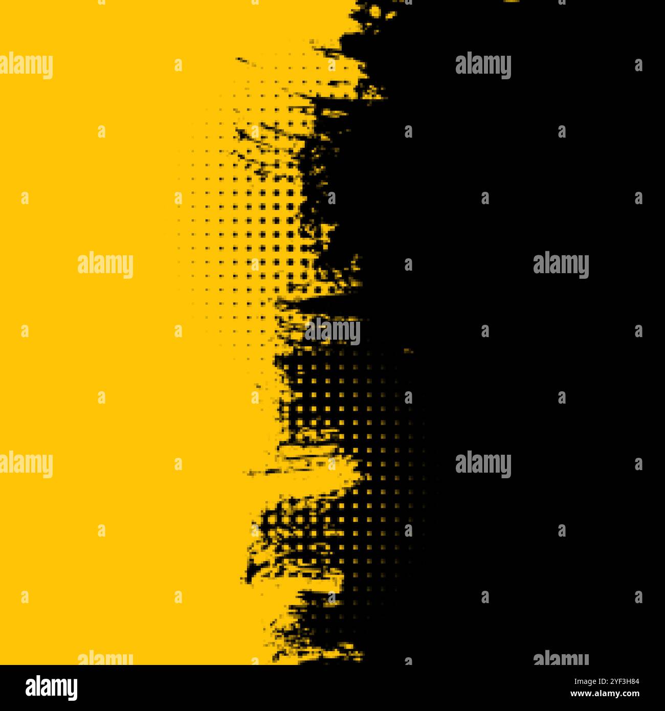 abstract yellow and black grunge dirty texture background Stock Vector ...
