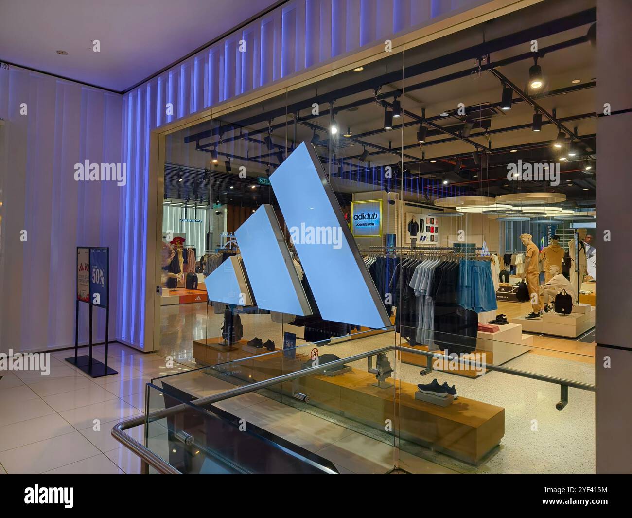 KUALA LUMPUR, MALAYSIA - AUGUST 28, 2024: Adidas brand retail shop in ...