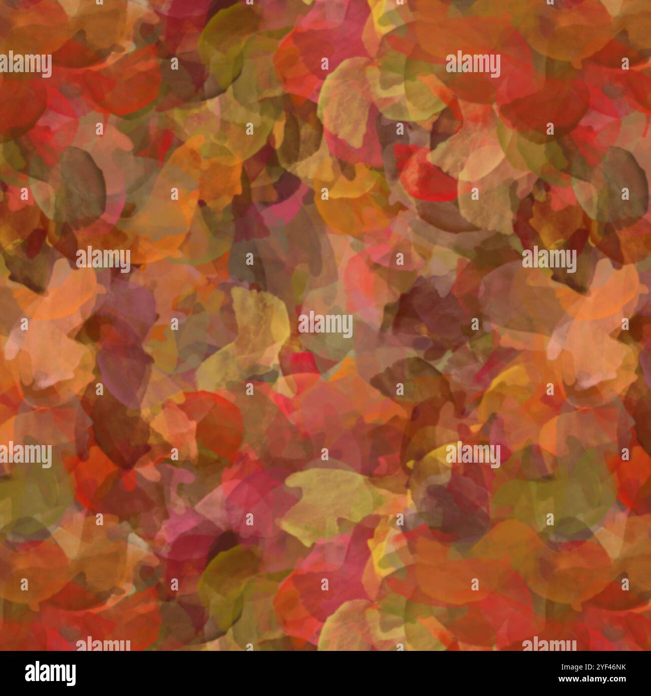 Fall Color Pattern Design Color of autumn tone background, seamless pattern illustration Stock ...