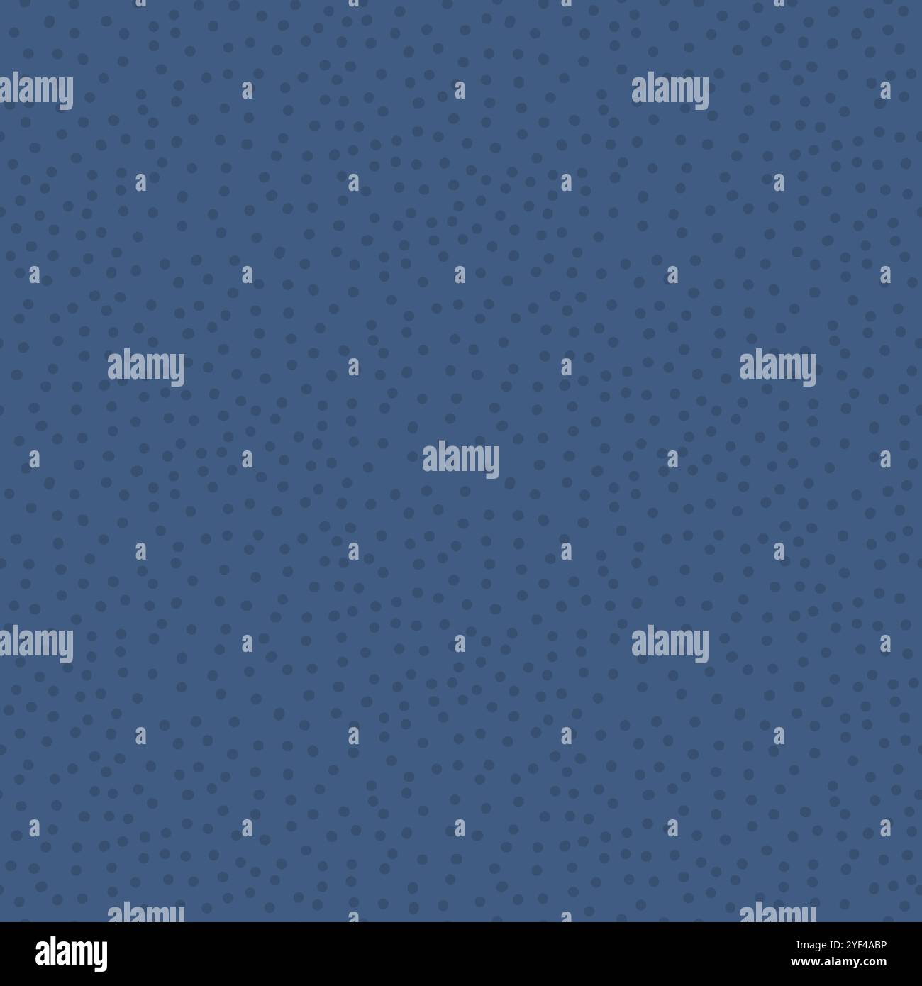 Abstract dots textured seamless pattern. Dark blue endless background. Vector hand drawn surface pattern design. Stock Vector