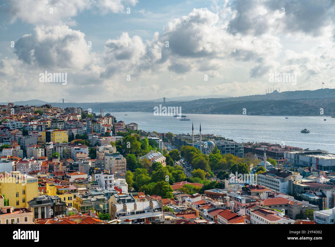 Aerial view of the Bosporus and Istanbul, Turkey Stock Photo - Alamy