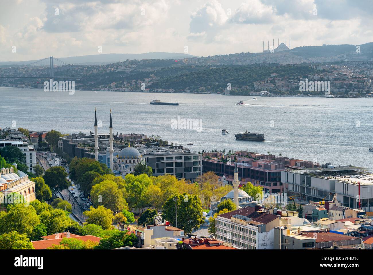 Aerial view of the Bosporus and Istanbul, Turkey Stock Photo - Alamy