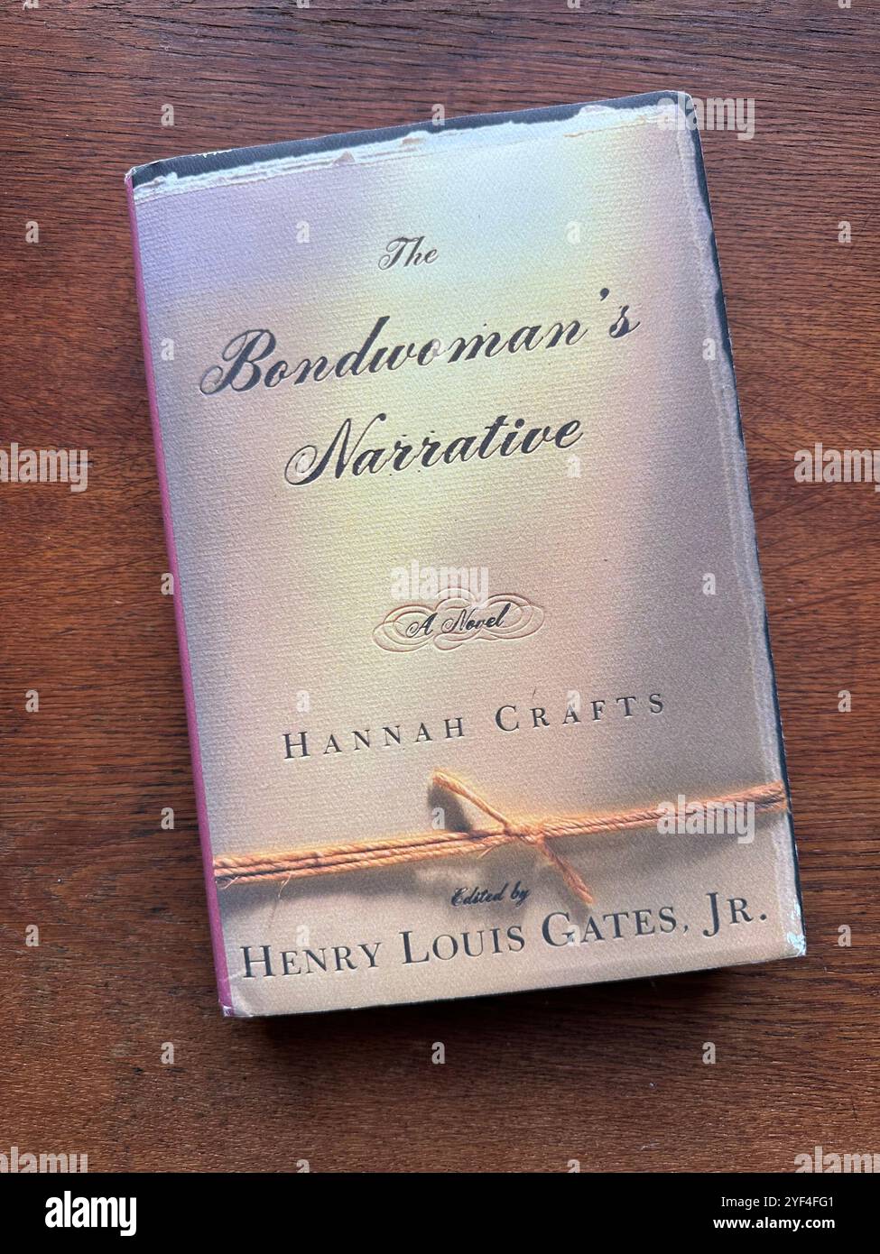 Cover of the book 'The bondwoman's narrative' by Hannah Crafts, edited by Henry Louis Gates Jr. - Smartphone Captured Stock Image