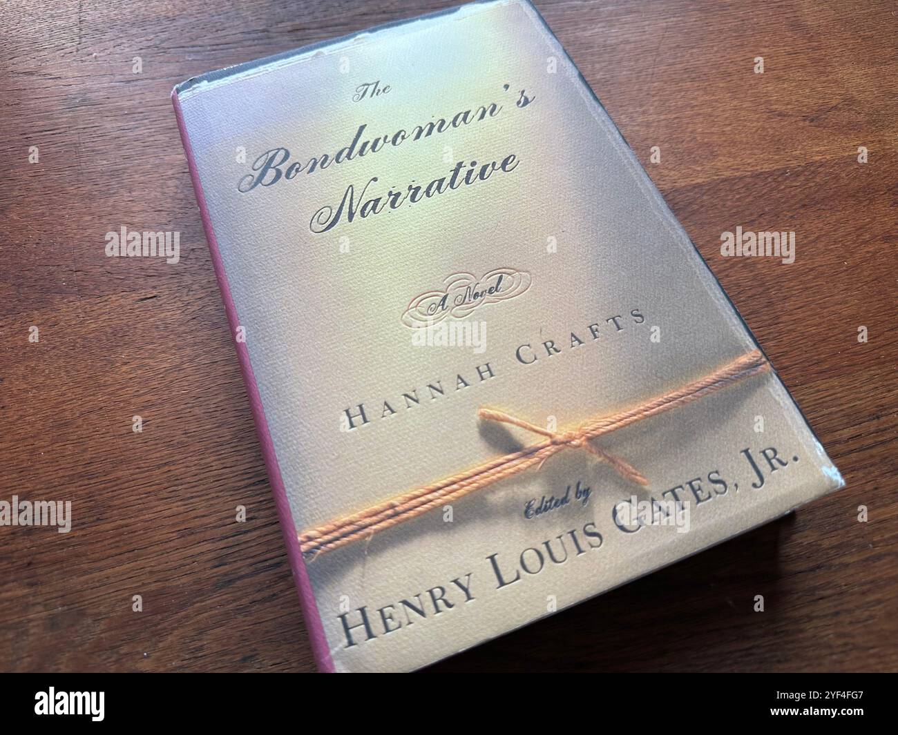 Cover of the book 'The bondwoman's narrative' by Hannah Crafts, edited by Henry Louis Gates Jr. - Smartphone Captured Stock Image