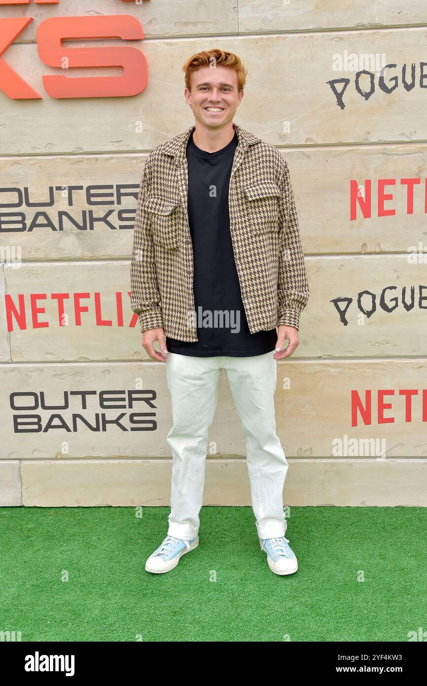 Kaz Sawyer beim Netflix Event 'Poguelandia: An Outer Banks Experience