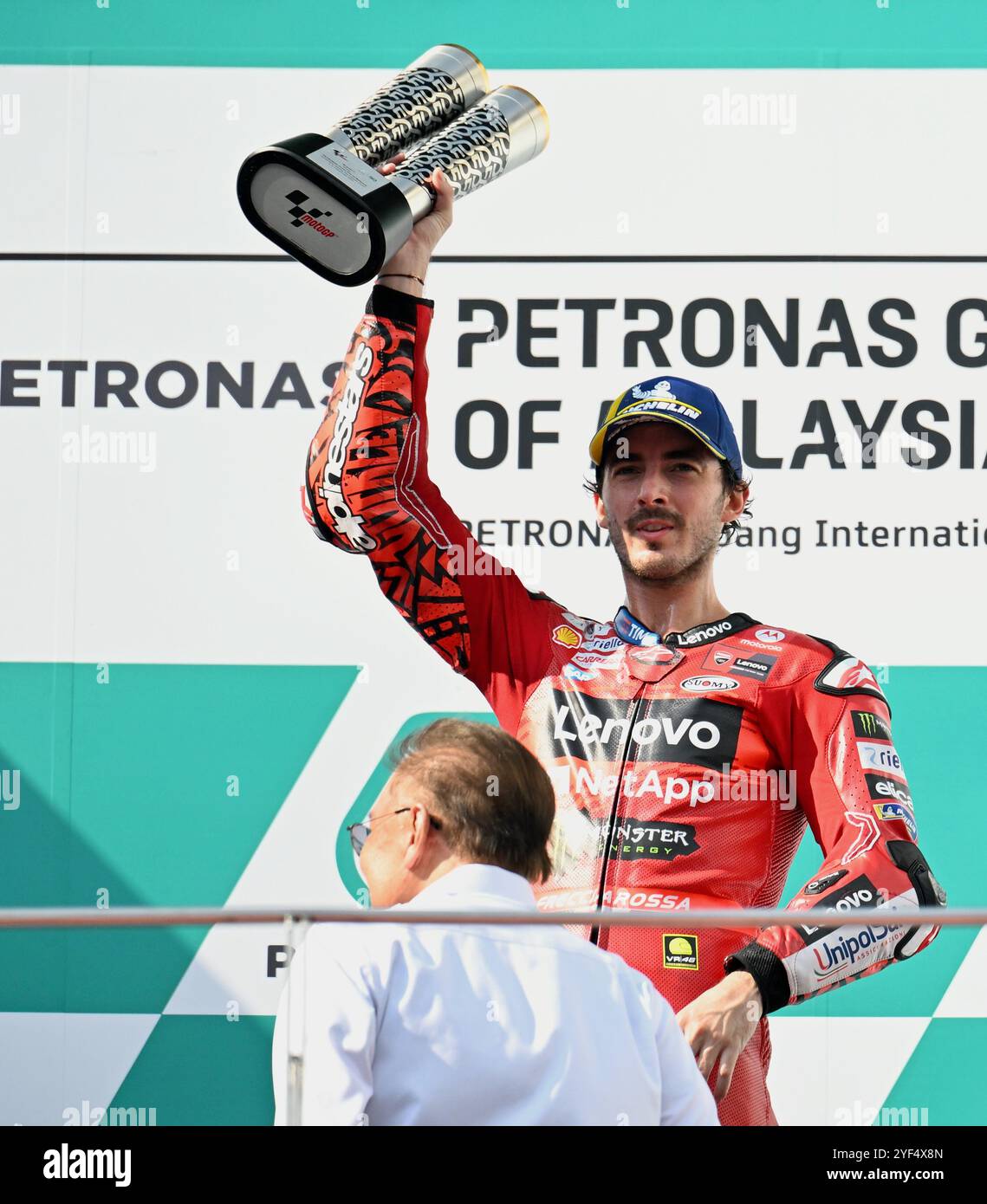 Kuala Lumpur, Malaysia. 3rd Nov, 2024. Francesco Bagnaia of Italy and ...