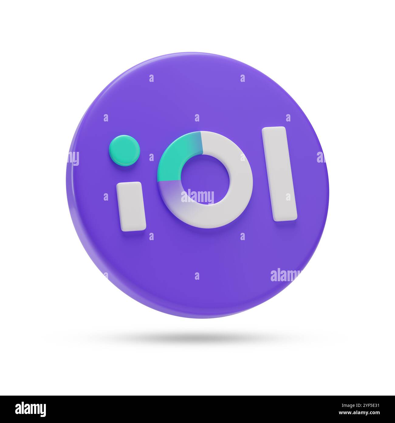 Buenos Aires, Argentina - October 22nd, 2024: IOL logo isolated on white background. 3d illustration. Stock Photo