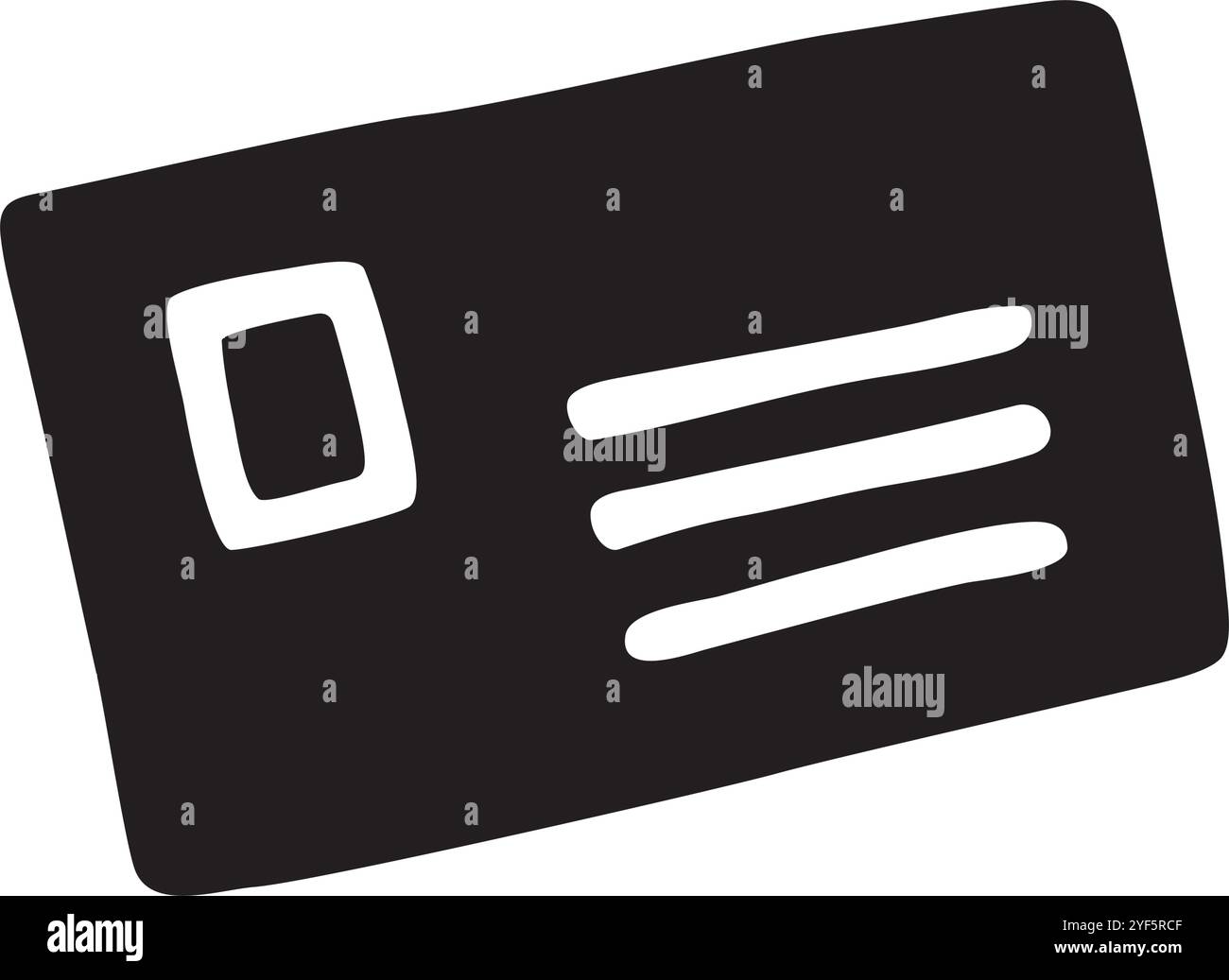 Doodle letter envelope icon or logo, hand drawn with thin black line ...