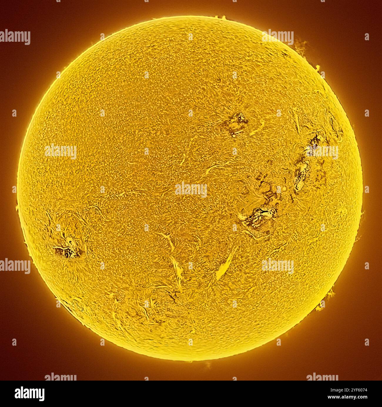 Solar activity Stock Photo