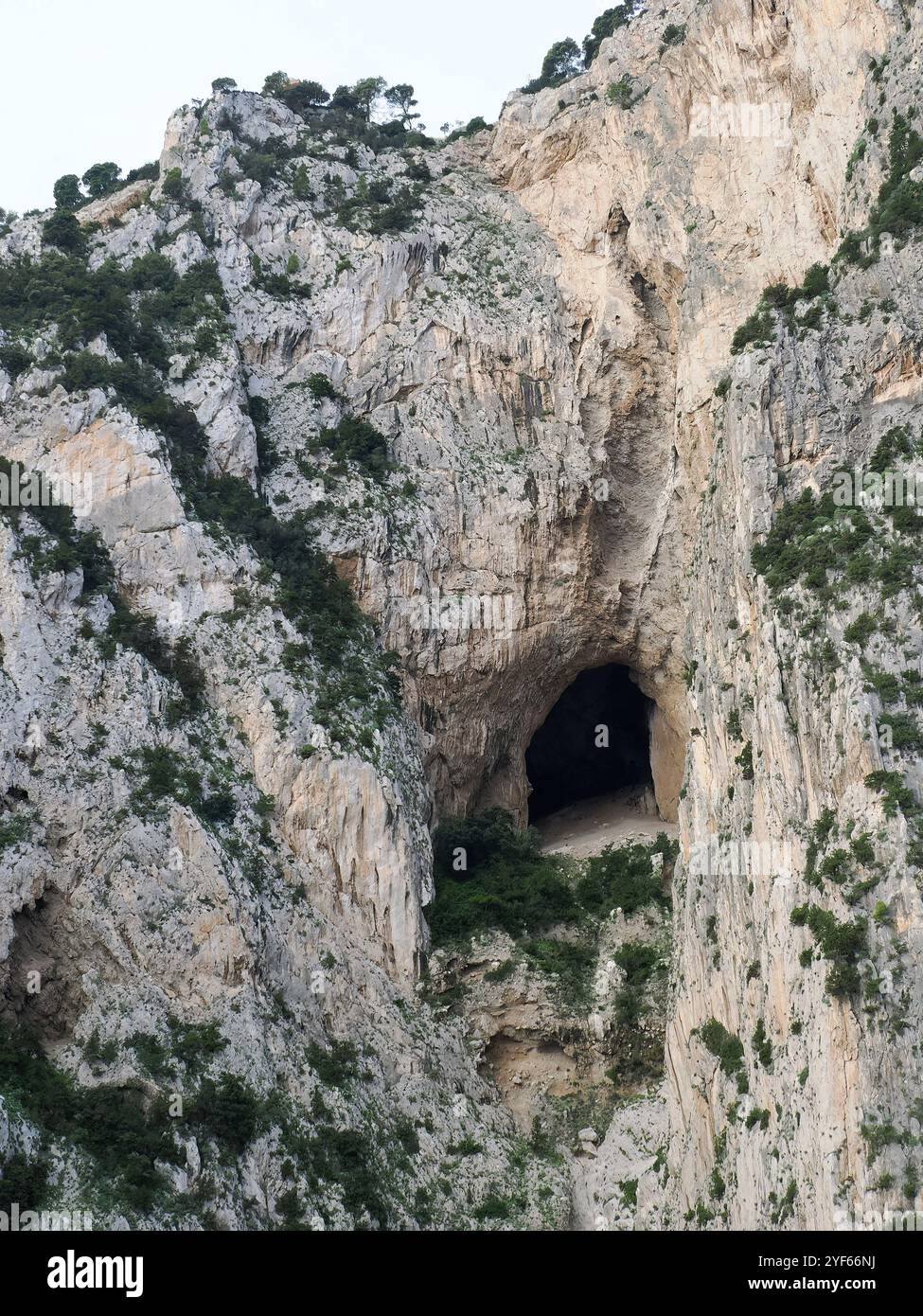 grotto, cave, Isola di Capri, Capri, Campania, Italy, Europe Stock Photo