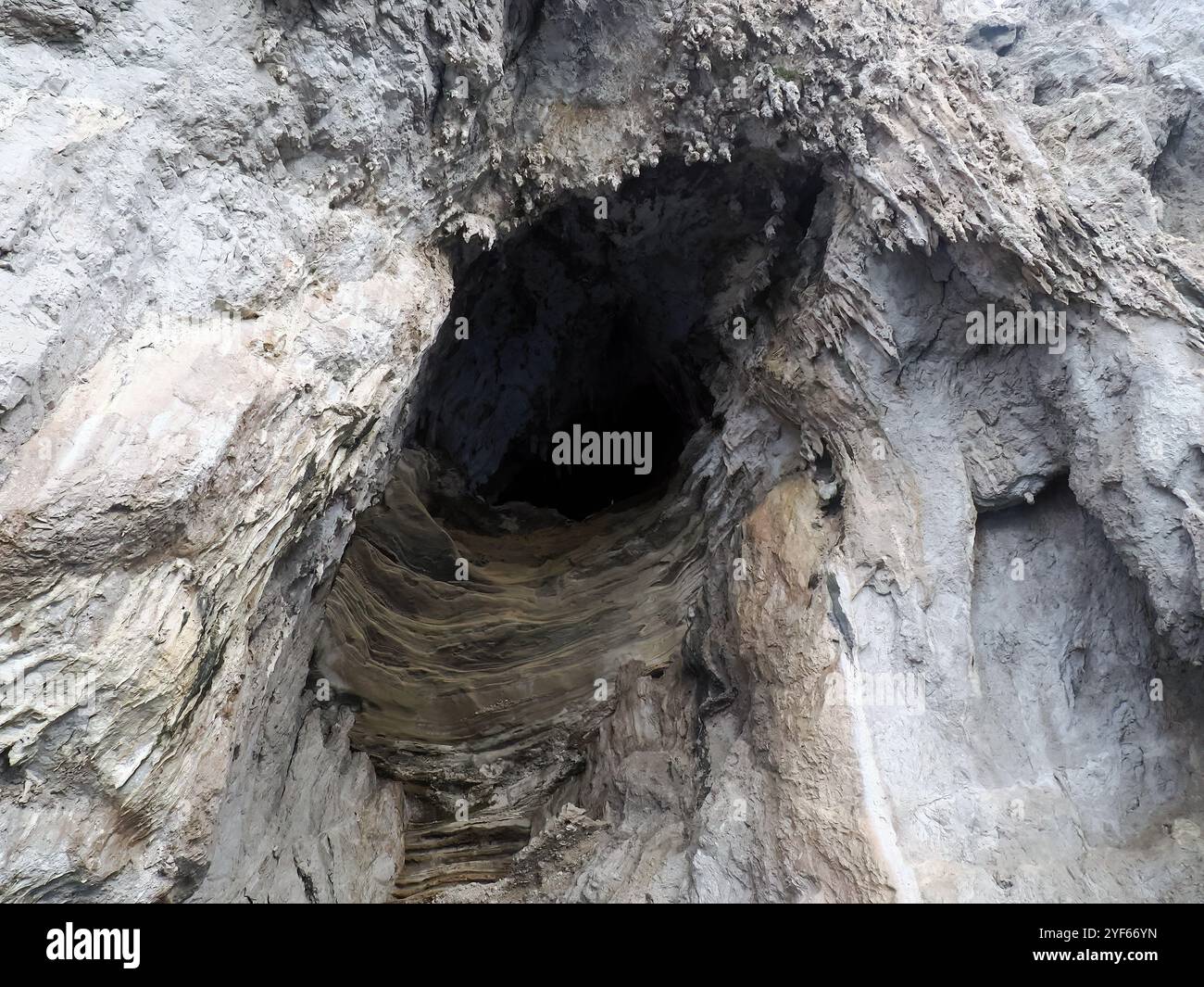 grotto, cave, Isola di Capri, Capri, Campania, Italy, Europe Stock Photo