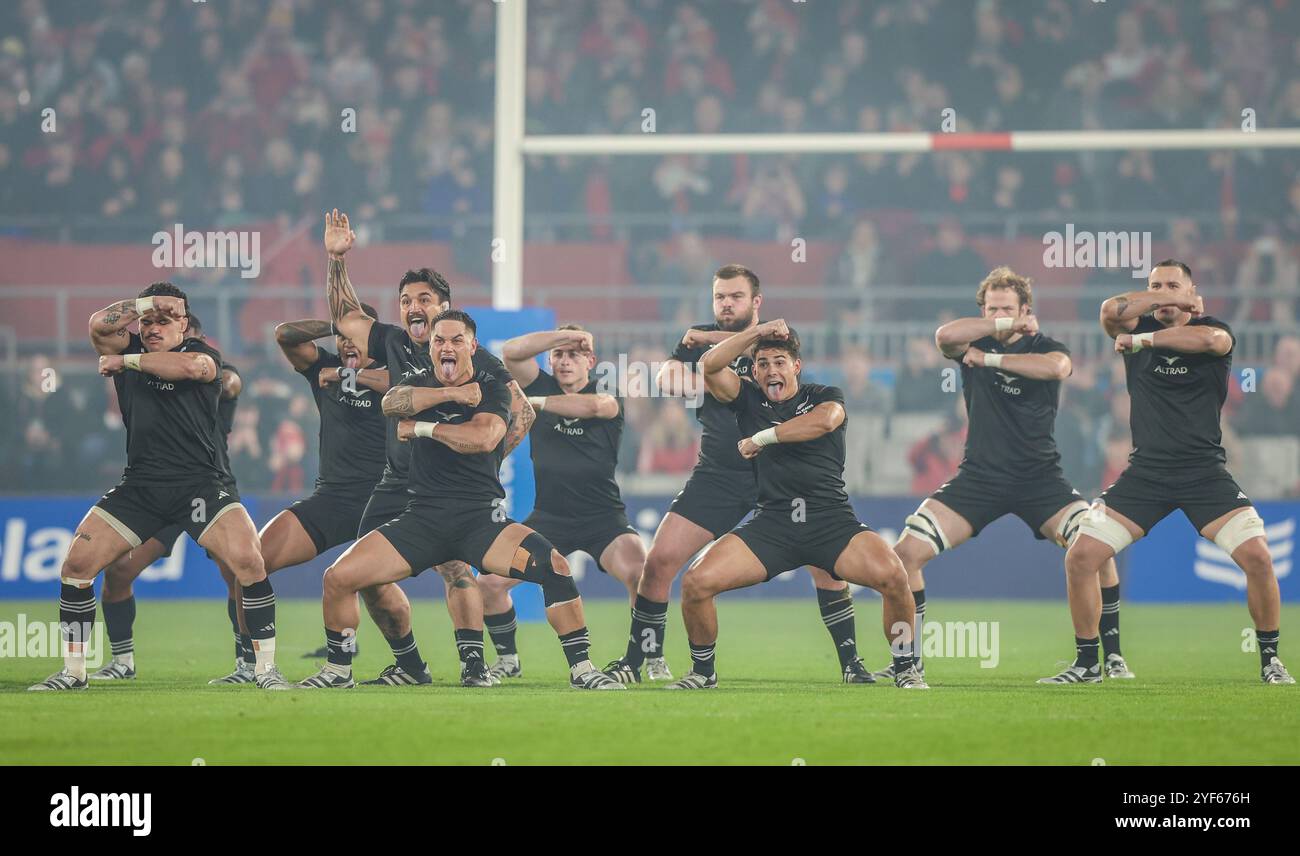 November 2nd, 2024, Thomond Park, Limerick, Ireland - Action from ...