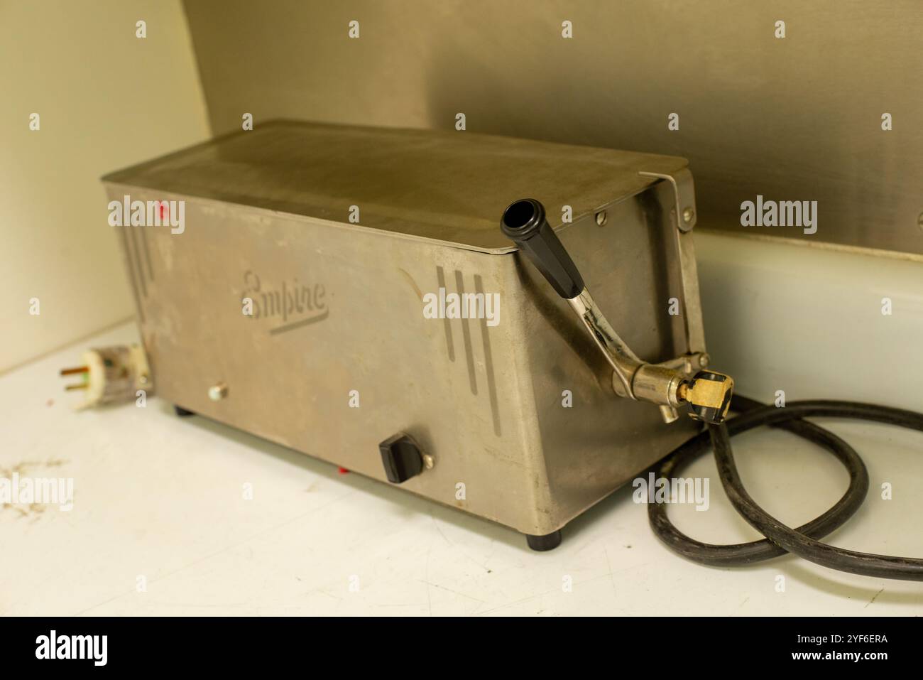 Vintage power supply Stock Photo