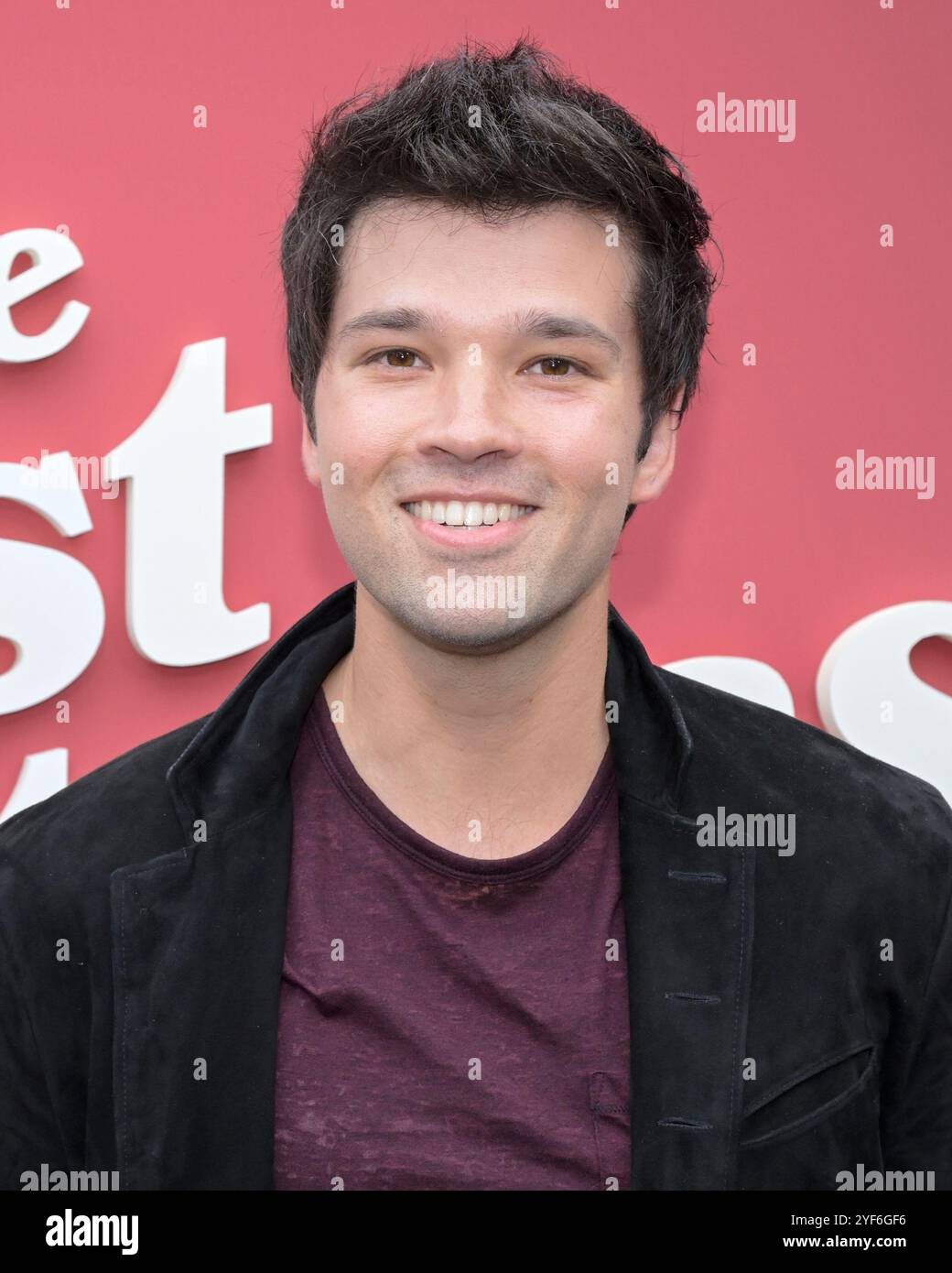 November 2, 2024, Hollywood, California, USA: Nathan Kress attends ''The  Best Christmas Pageant Ever' (Credit Image: © Billy Bennight/ZUMA Press  Wire) EDITORIAL USAGE ONLY! Not for Commercial USAGE! Stock Photo - Alamy, image size:1040x1390