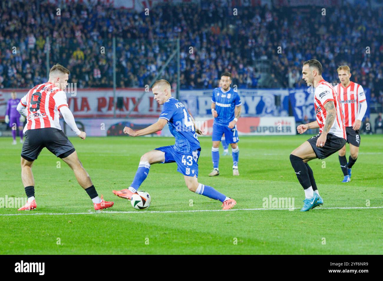 Krakow, Poland, 19th October 2024, A football match in the Pko BP