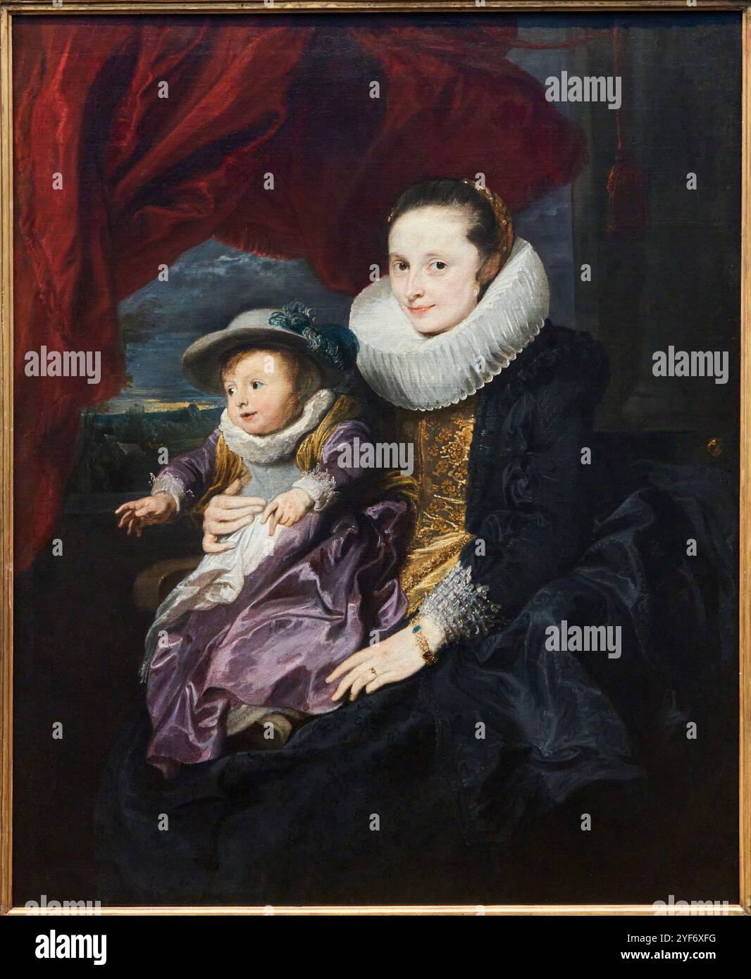 Portrait of a Woman and Child, about 1620-1621, Anthony van Dyck (1599 ...