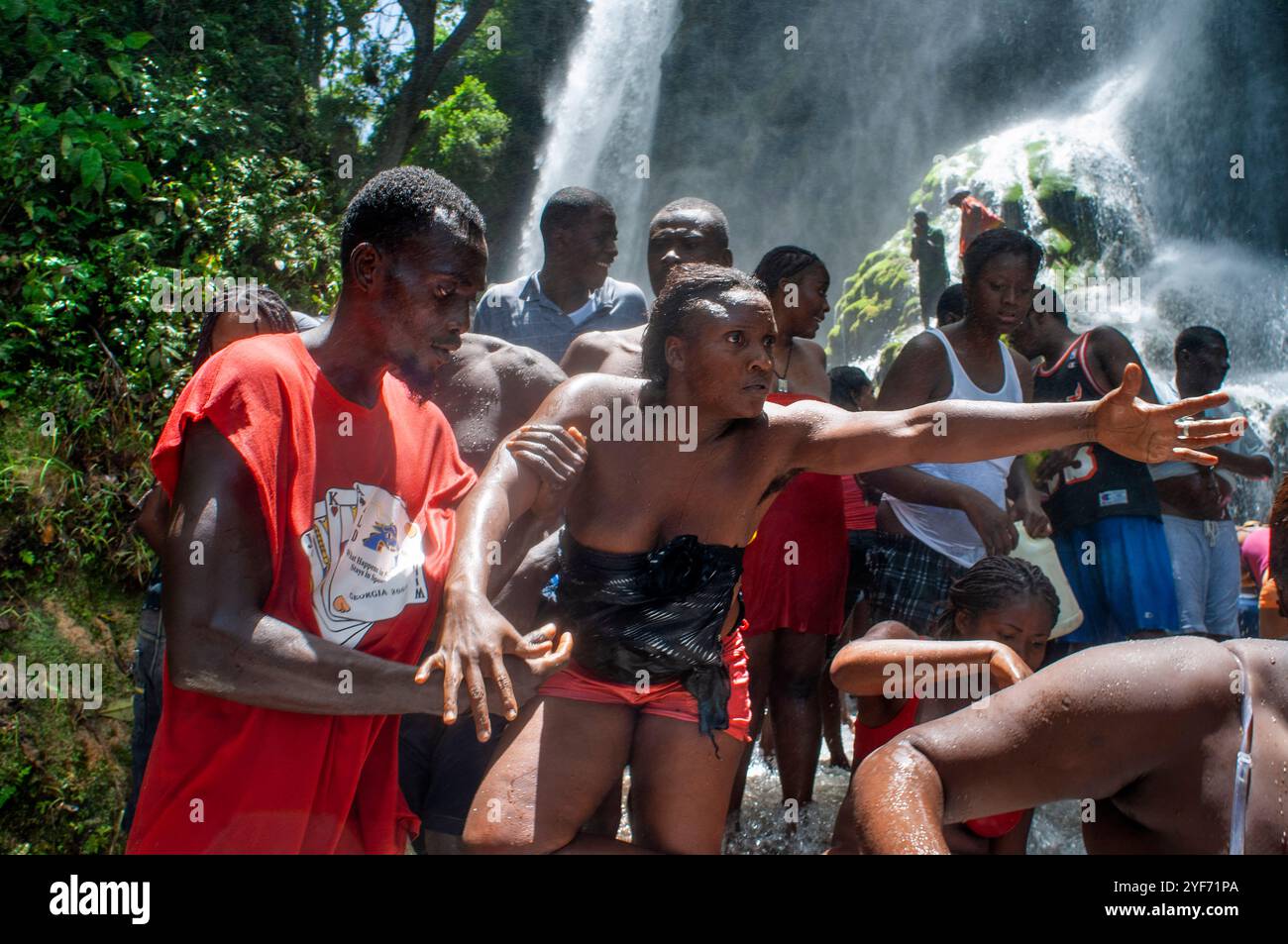 Saut d'eau waterfall hi-res stock photography and images - Alamy