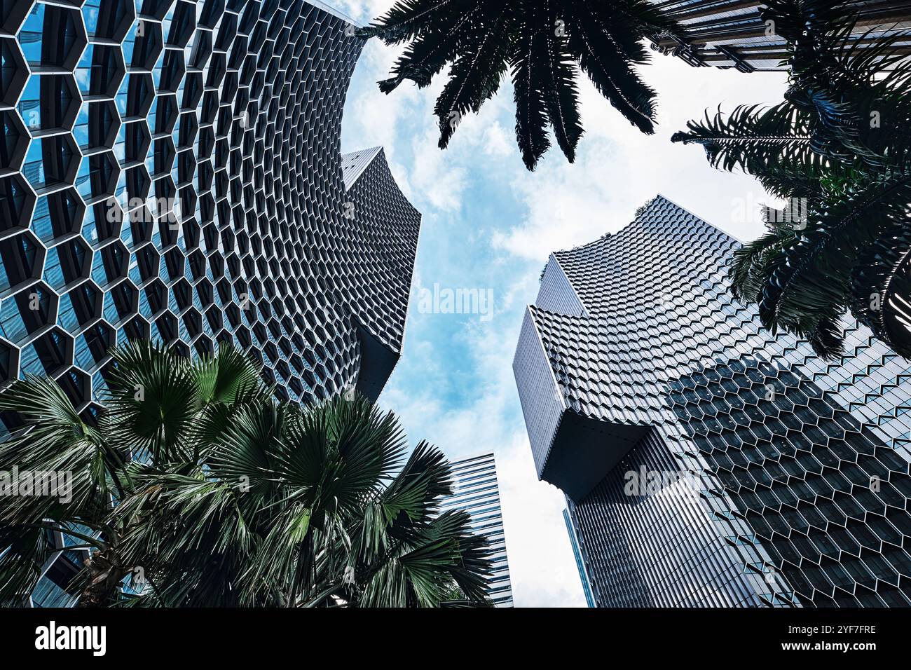Singapore - August 15, 2024: The Duo building located near Bugis ...