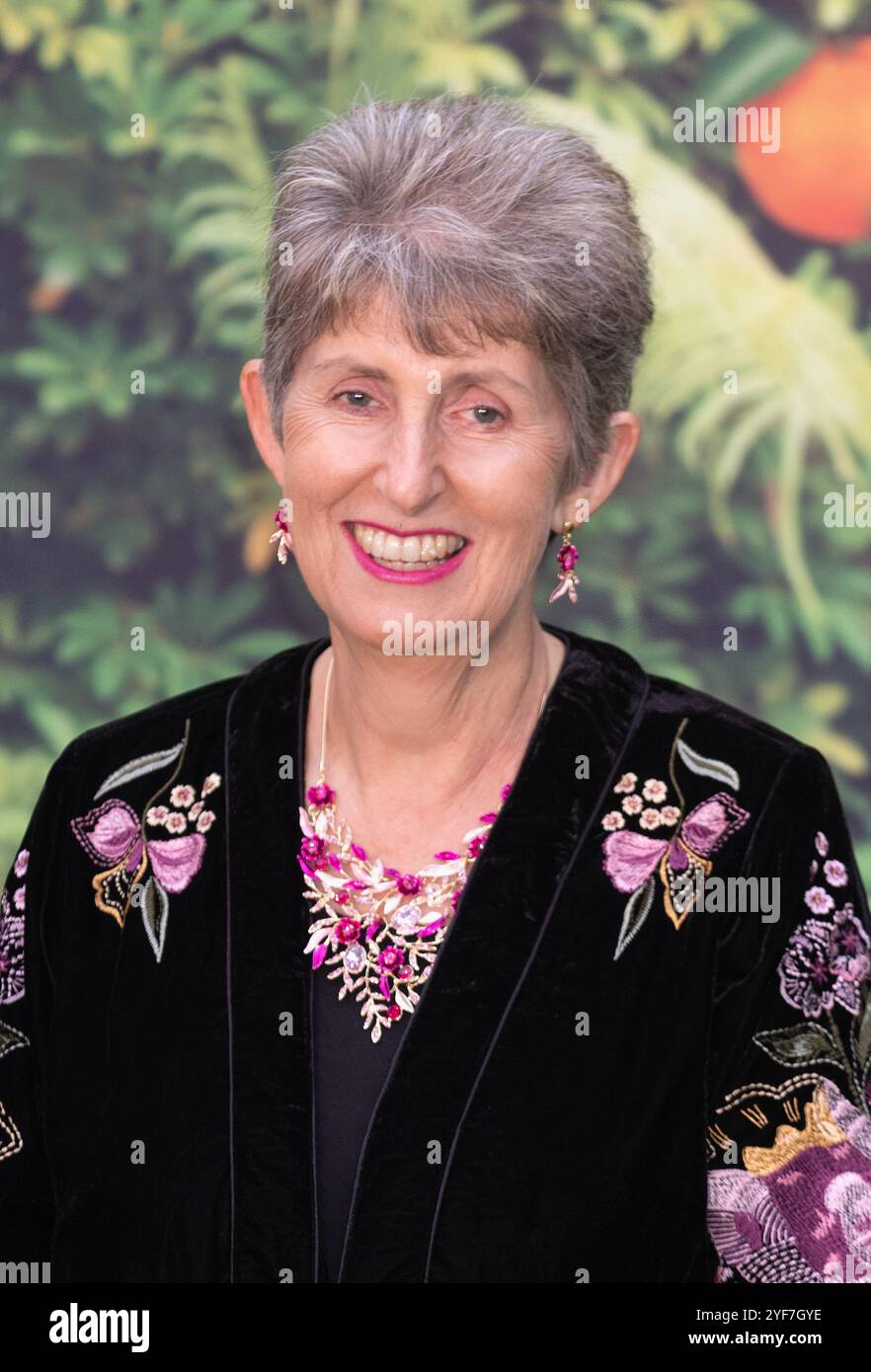 London, UK. 3 November, 2024.  Karen Jankel daughter of Michael Bond, creator of Paddington attends the Paddington in Peru World Premiere Arrivals in Leicester Square,3 November, 2024 in London, England, United Kingdom. Credit: S.A.M./Alamy Live News Stock Photo