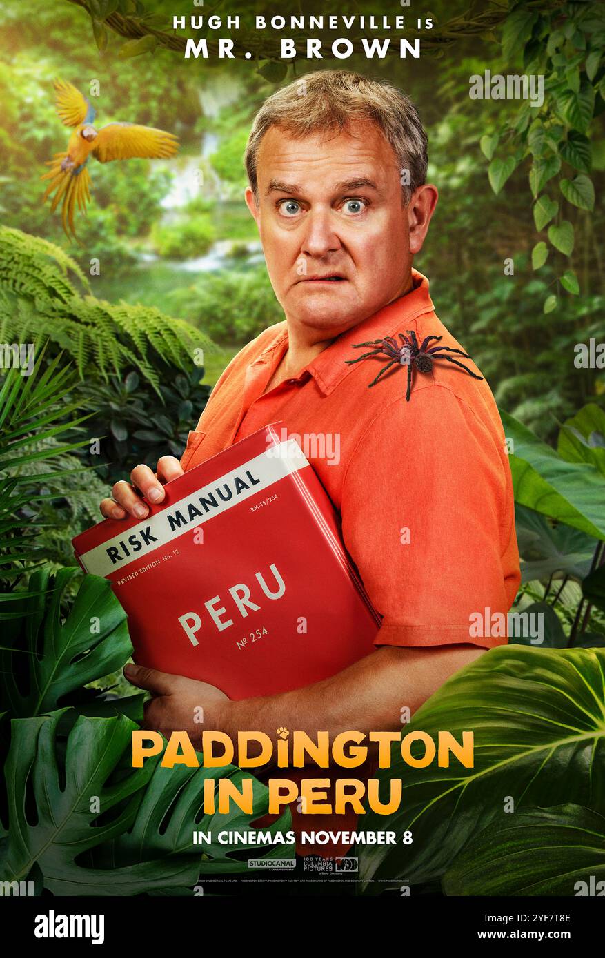 Paddington in Peru (2024) directed by Dougal Wilson and starring Hugh Bonneville as Mr. Brown