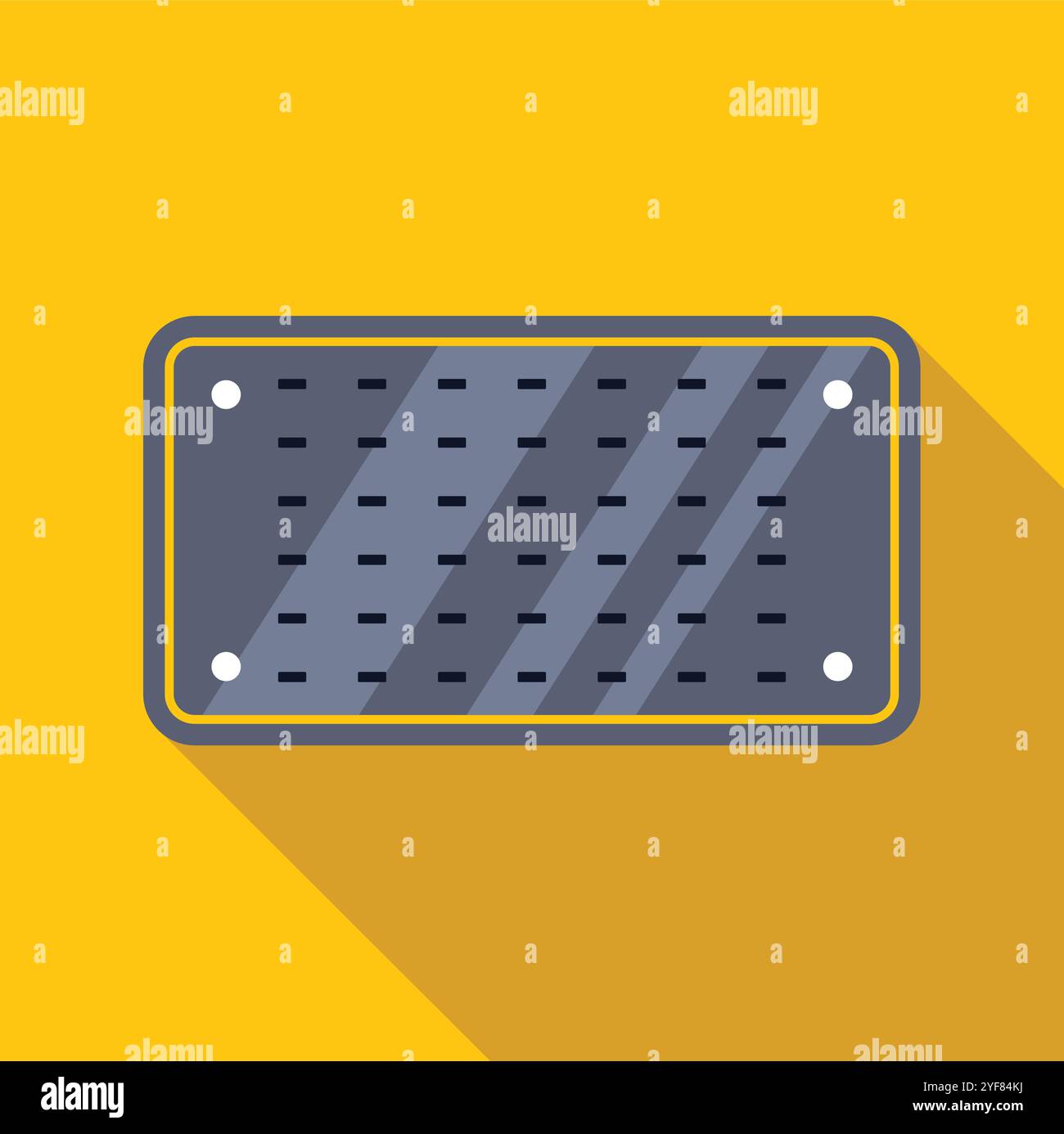 Electronic circuit board with integrated components symbolizing