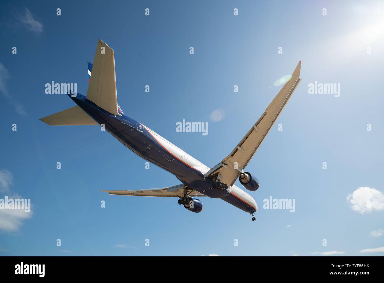 Boeing 777 aeroflot arrival hi-res stock photography and images - Alamy