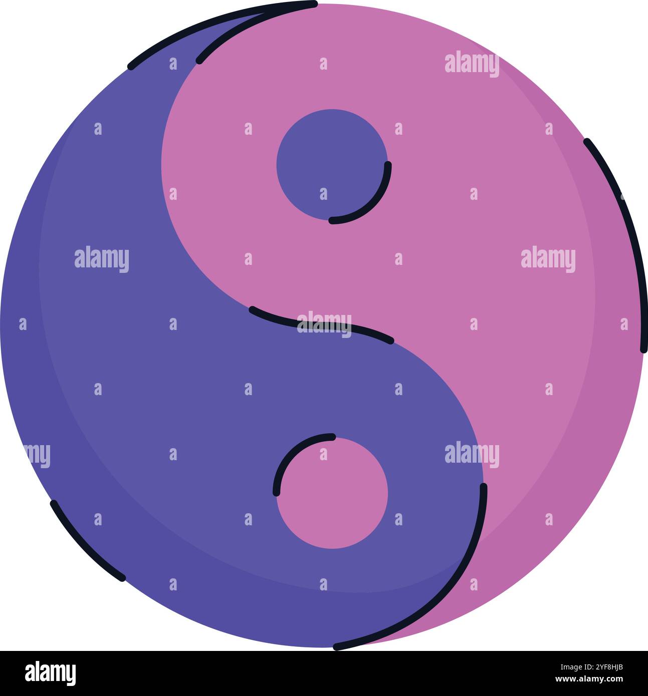 yin yang symbol Stock Vector Image & Art - Alamy