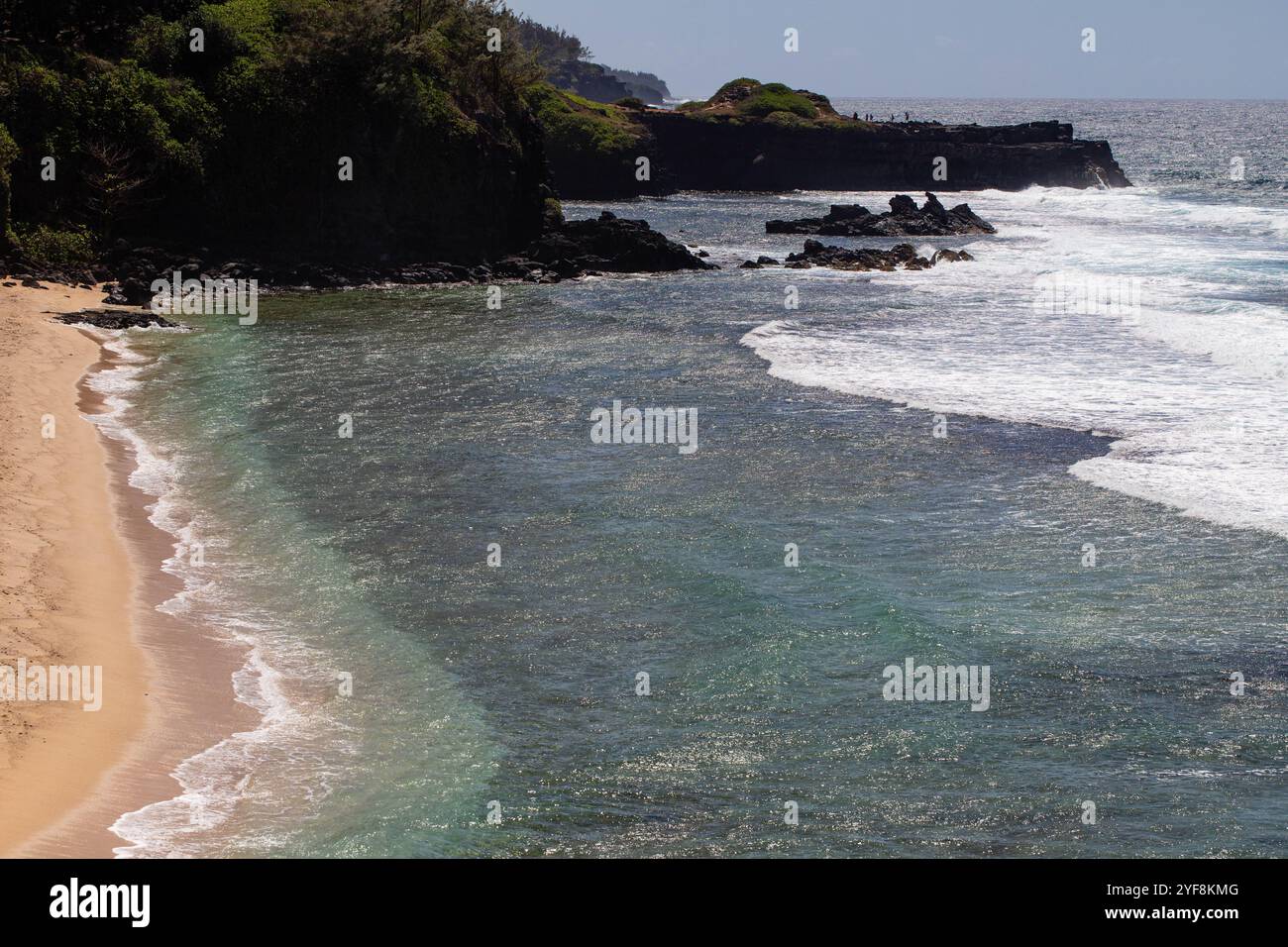 Gris Gris La plage de Gris Gris se trouve près de Souillac, dans la partie la plus méridionale de l’île. Stock Photo