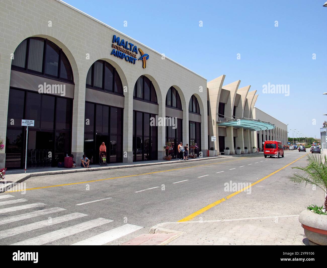 The airport in Valletta, Malta Stock Photo Alamy