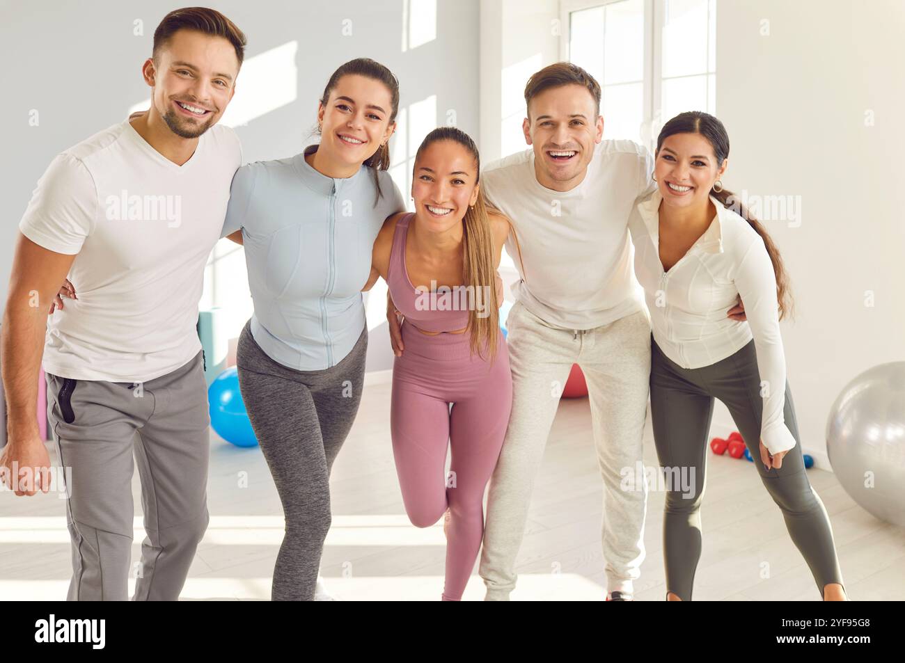 Portrait smiling adult group hi-res stock photography and images - Alamy