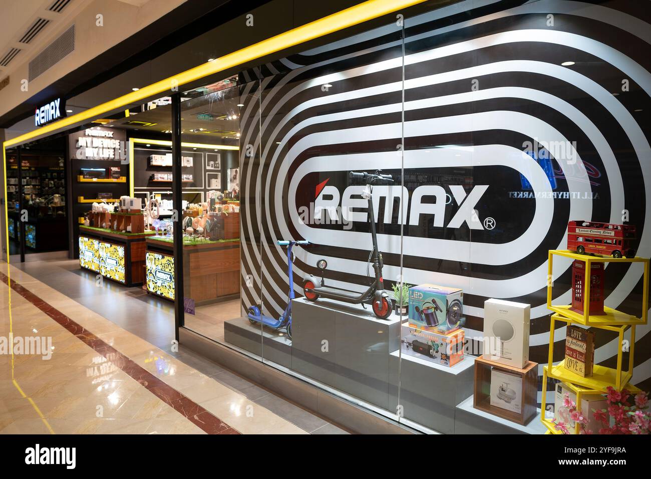 KUALA LUMPUR, MALAYSIA - MARCH 15, 2023: Remax storefront in Suria KLCC ...
