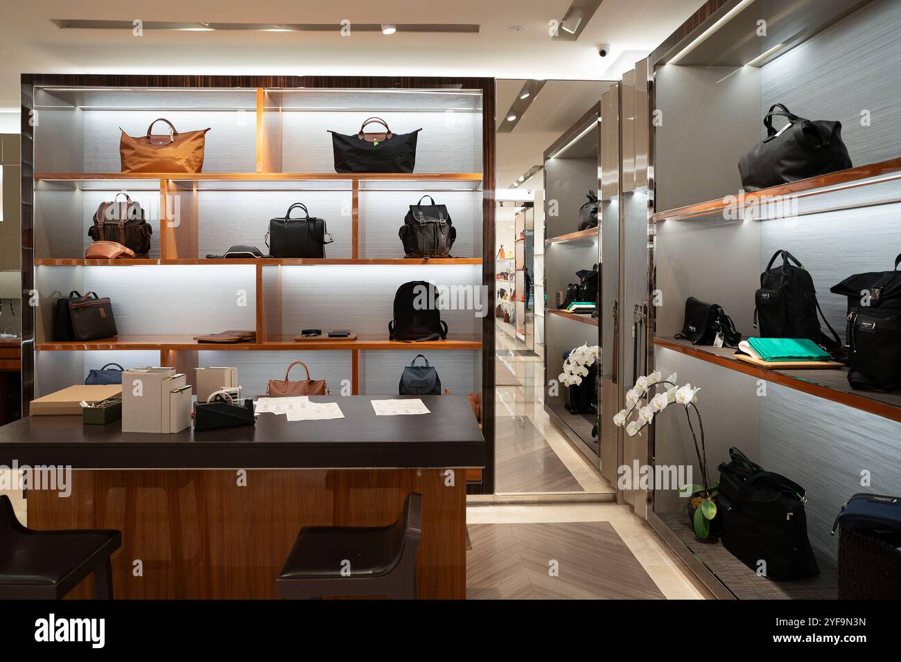 Longchamp store interior hi res stock photography and images Alamy