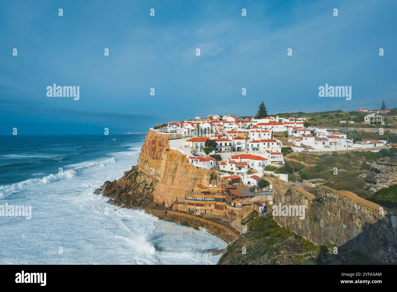panoramic-view-of-azenhas-do-mar-beach-in-sintra-portugal-stock-photo