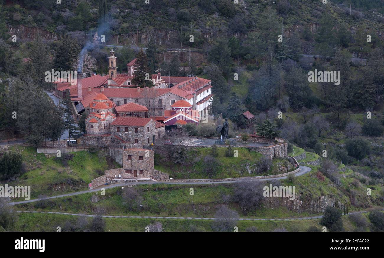 Famous orthodox monastery of Machairas, dedicated to Virgin Mary at ...