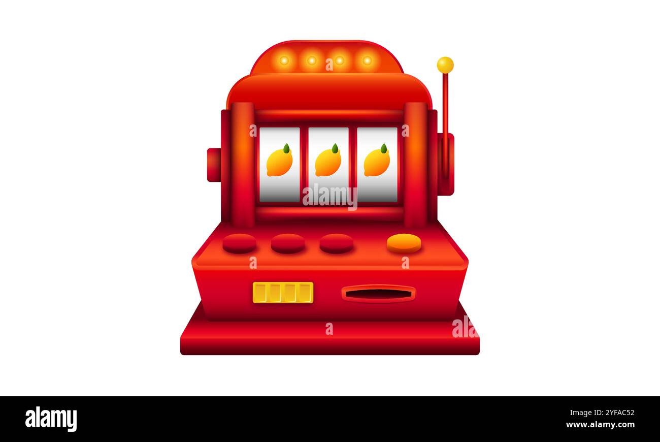 Bright red machine Stock Vector Images - Alamy
