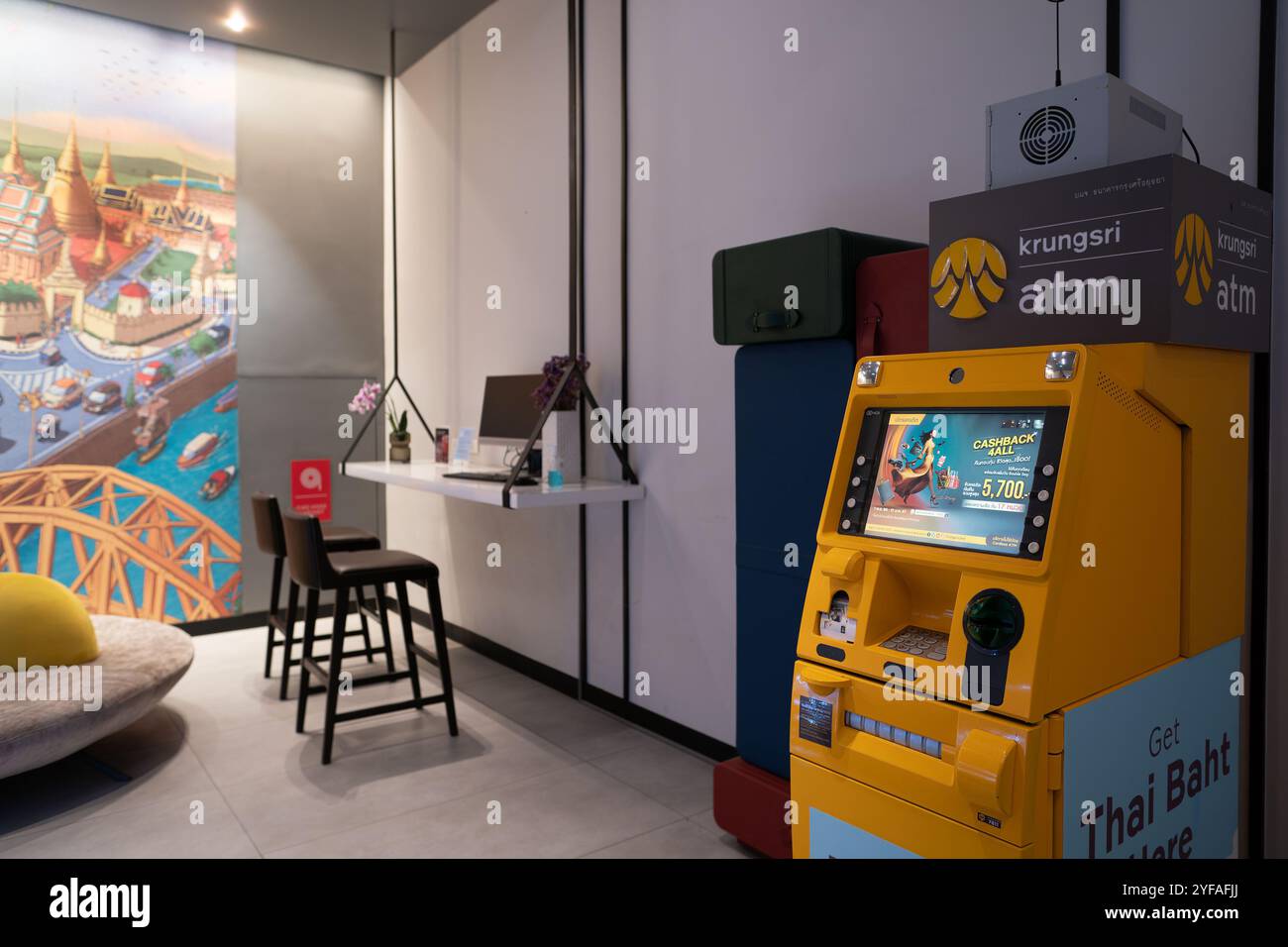 Atm machine bangkok thailand hi-res stock photography and images - Alamy